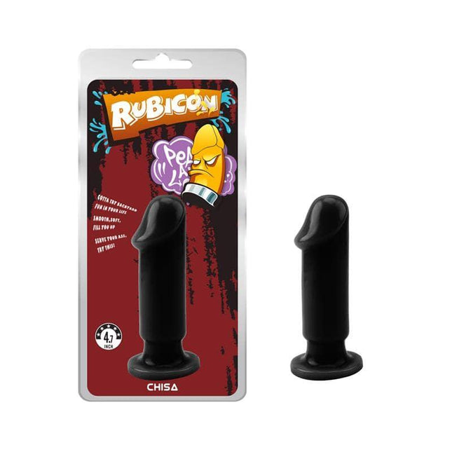 Black Medium Butt Plug Evil Size M 12.5 x 3.7 cm