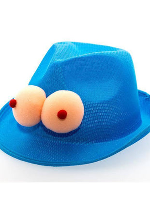 Blue Breast Novelty Hat for Parties