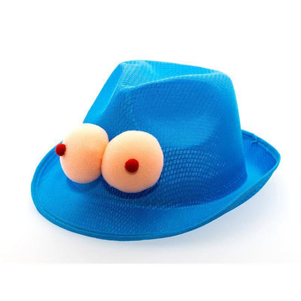 Blue Breast Novelty Hat for Parties