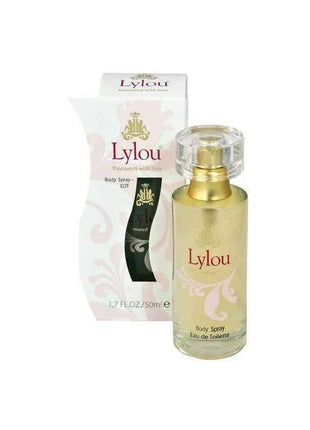Body Spray with Ethanol in a clear 50 ml bottle with pale gold liquid, gold spray nozzle, and matching white box