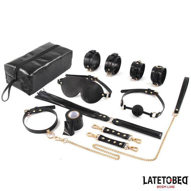 Bondage Kit with 8 Pcs with Storage Bag