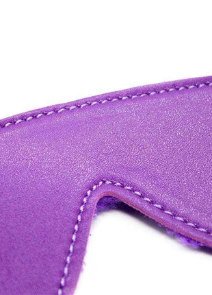 Complete Bondage Set 10 Pieces Purple with cuffs, blindfold, whip, tape, collar, and leash for intimate play