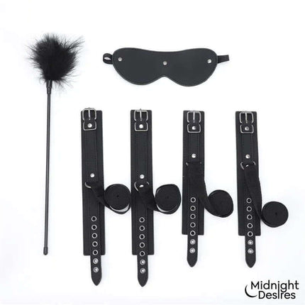Bondage Set with Blindfold, Feather Tickle and Cuffs