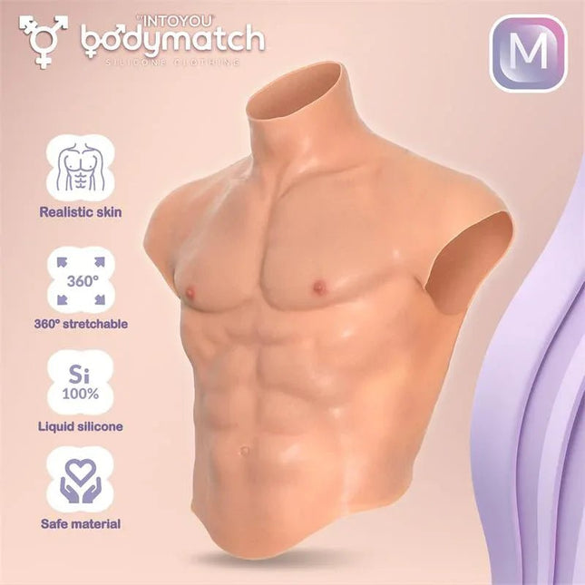 Hyper Realistic Muscle Suit Boomax Liquid Silicone Size M