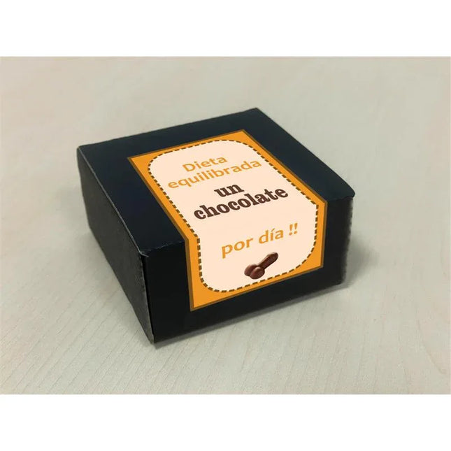 8 penis-shaped pure chocolates