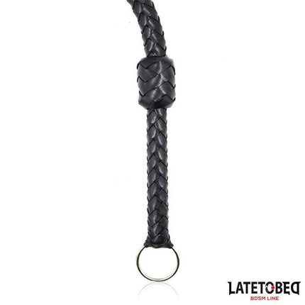 Braided Whip Black 116cm