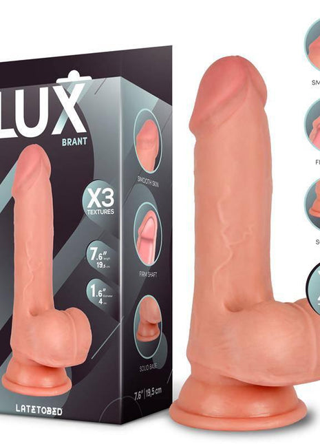 Brant Triple Density Dildo with Balls 7.6
