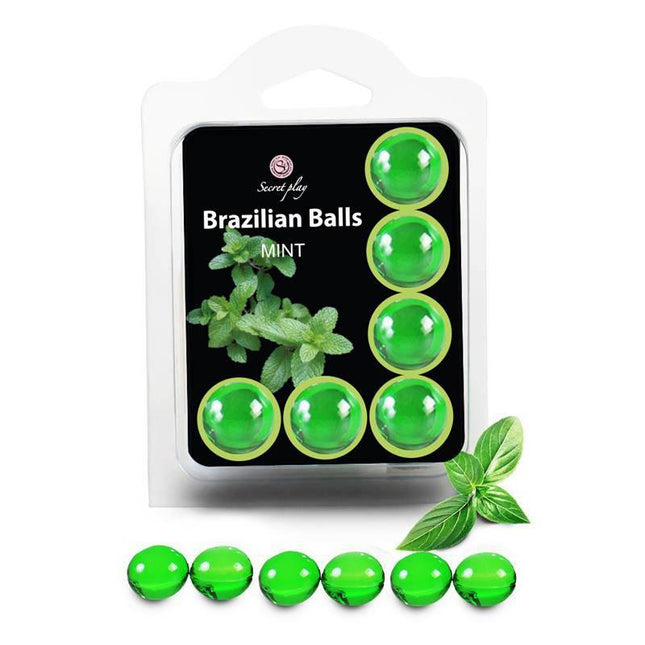 Brazilian Balls Set 6 Mint - Massage Oil for Couples