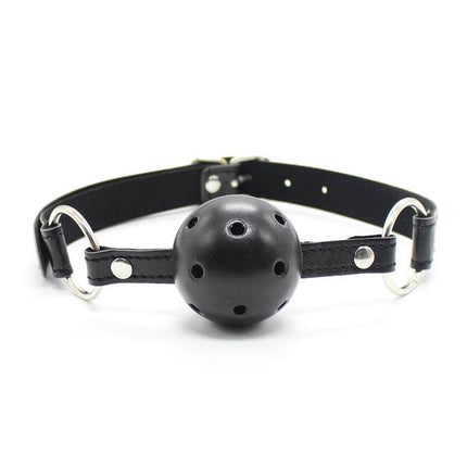 Breathable Ball Gag 4.5 cm Black – Ultimate Comfort & Control by secretsextoys.store