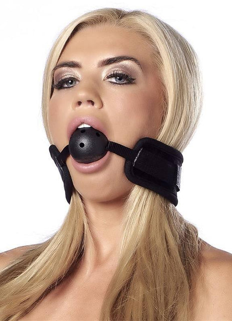 Breathable Gag Ball Black