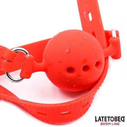 Breathable Silicone Ball Gag S - 4 cm