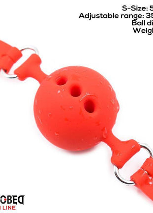 Breathable Silicone Ball Gag S - 4 cm