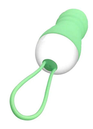 Brightgreen vibrating egg remote control in green silicone