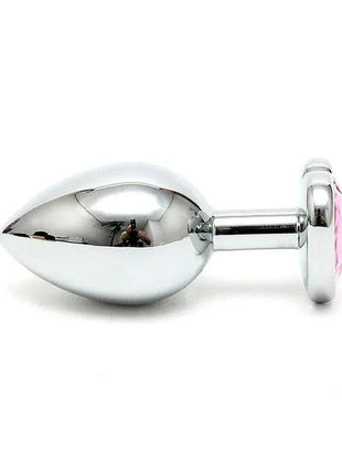 Butt Plug Steel Crystal Heart PinkAnalsecretsextoys.store