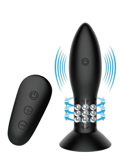 Butt Plug with Vibration and Rotation