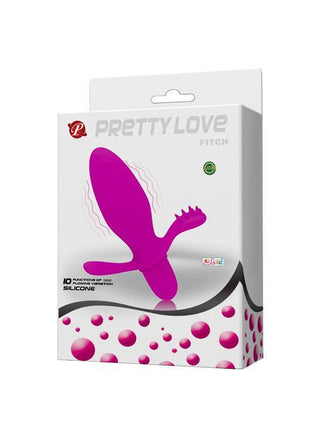 Butt Plug with Vibration Fitch Purple