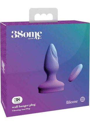 Medical-grade silicone vibrating butt plug with ergonomic design