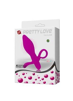 Butt Plug with Vibration Taylor Purple