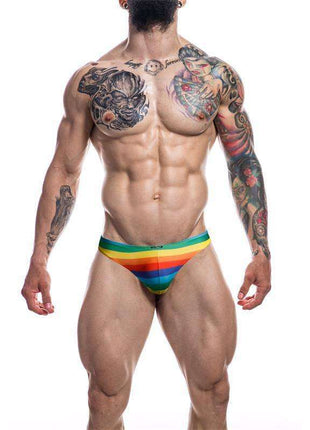 C4M01 Low Rise Bikini Brief Rainbow