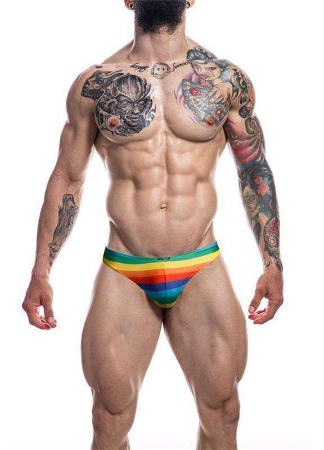 C4M01 Low Rise Bikini Brief Rainbow