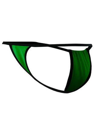 C4MSPX04 Fluo Pouch V-String Green
