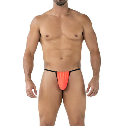 C4MSPX04 Fluo Pouch V-String Tangerine