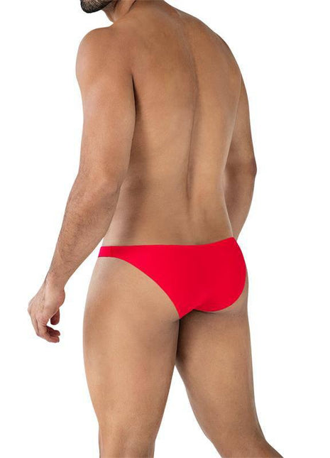 C4MSPXBUL01 Low Rise Bulge Brief Scarlet