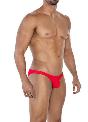 C4MSPXBUL01 Low Rise Bulge Brief Scarlet M