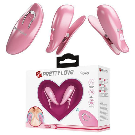 Cailey Nipple Clamps with Vibration and Remote