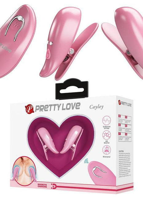 Cailey Nipple Clamps with Vibration and Remote
