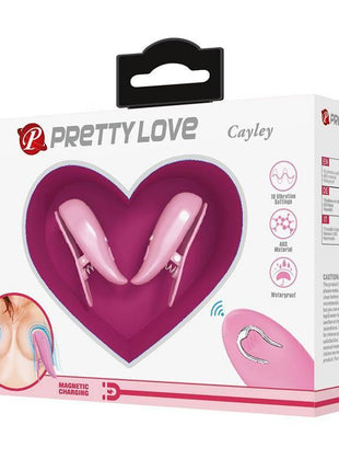Cailey Nipple Clamps with Vibration and Remote