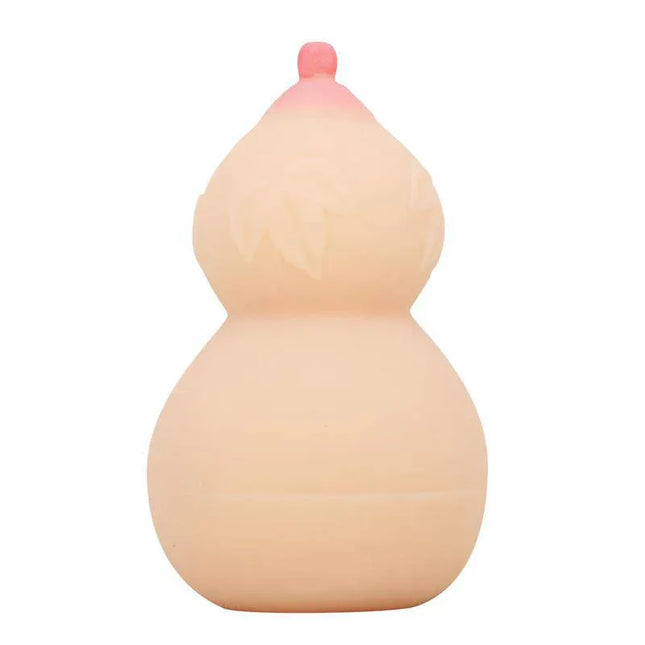 Calabash Breast Shaped Masturbator with Ribbed Texture