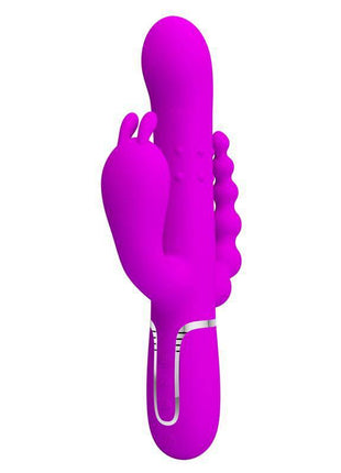 Cammy 4 in 1 Vibe with Rotating Balls and Anal Chain