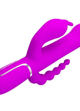 Cammy 4 in 1 Vibe with Rotating Balls and Anal Chain