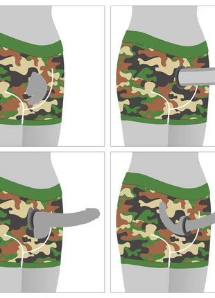 Camo Strapon Shorts 33-37