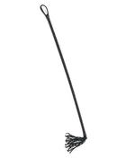 Cane 70 cm, long black cane with a slim textured shaft and a loop handle at one end, branching flexible strands at the other