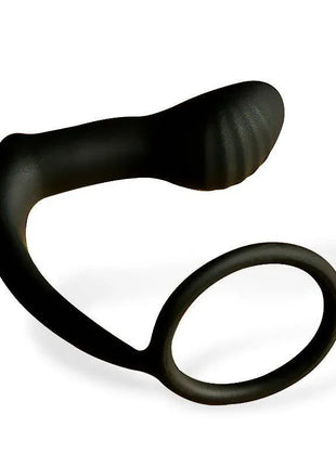 Carnelian Vibrating Anal Plug with Penis Ring