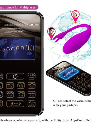 Catalina Vibrating Egg with APP Pink