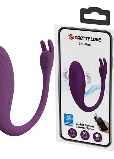 Catalina Vibrating Egg with APP Purple