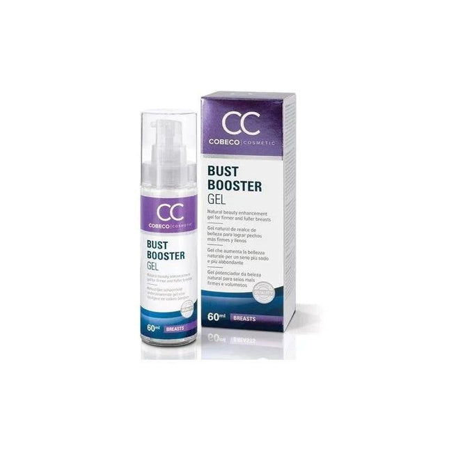 CC Bust Booster Gel 60 ml jar promoting bust firmness and hydration with natural ingredients