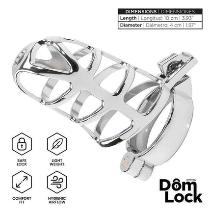 Chastity Cage S by Domlock - Penis Lock for Submission