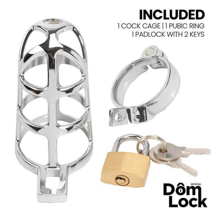 Chastity Cage S by Domlock - Penis Lock for Submission