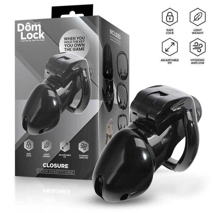 Chastity Cage with Internal Lock for Domination