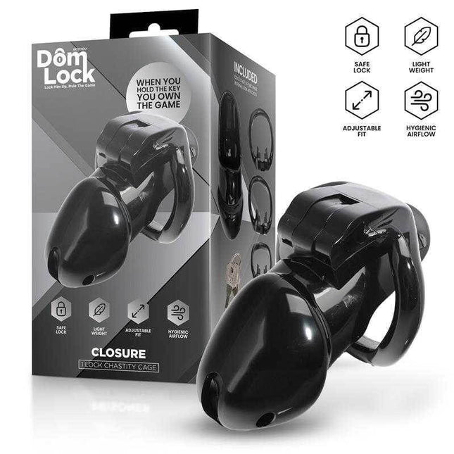 Chastity Cage with Internal Lock for Domination