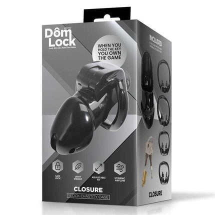 Chastity Cage with Internal Lock for Domination