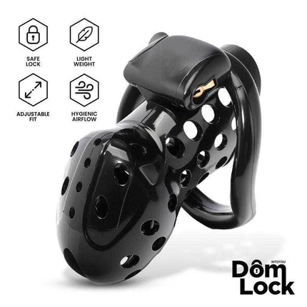 Chastity Cage with Lock - Domlock Convict Cage