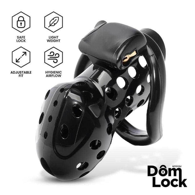 Chastity Cage with Lock - Domlock Convict Cage