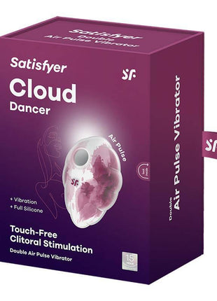 Cloud Dancer Clit Sucker and Vibe Red Print