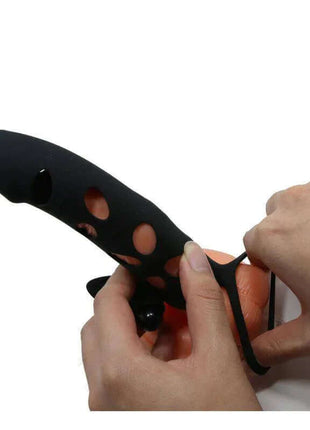 Cock Sleeve with Bullet Black