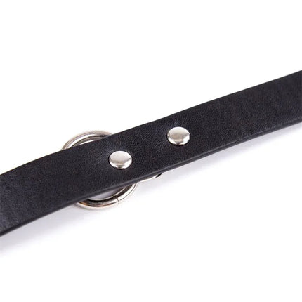 Collar with Bell Adjustable Black
